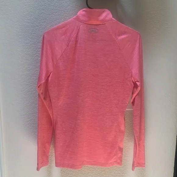 Under Armour Vibrant Pink Half-Zip Top - Picture 3 of 3